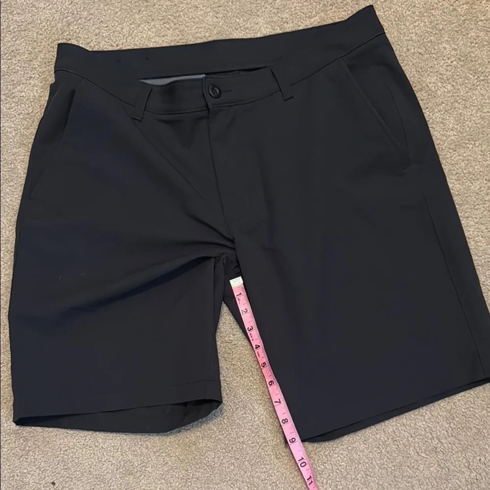 Under Armour Black Flat Front Athletic Shorts